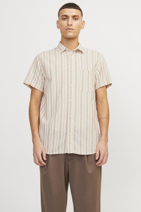 Jack & Jones jorlinen blend aruba stripe shirt s